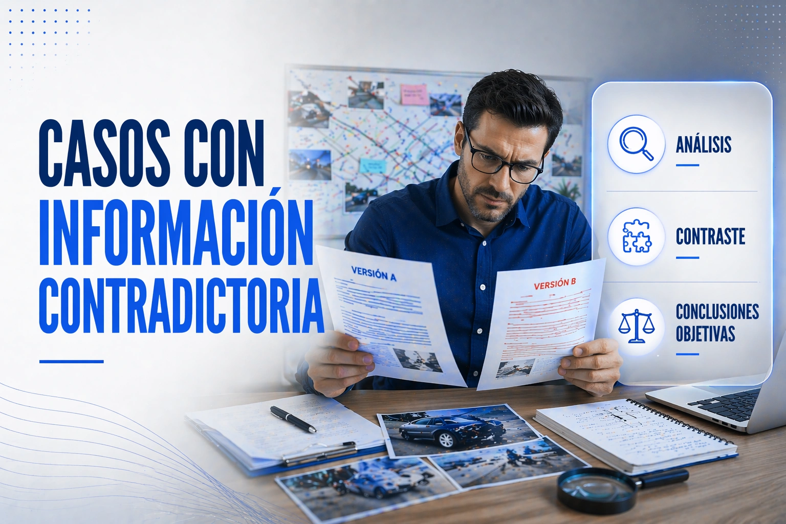 Casos con información contradictoria