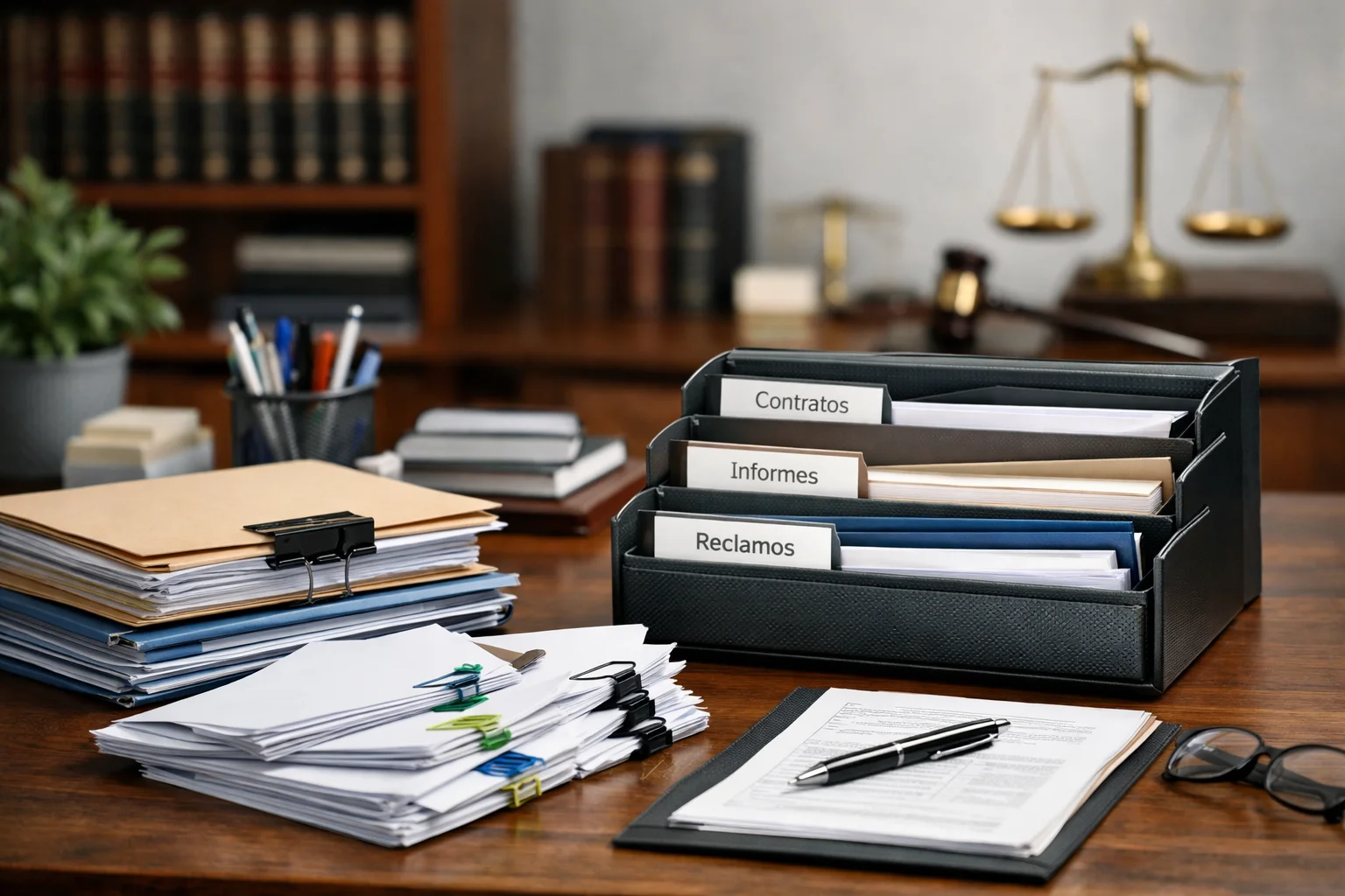 Recepción y organización del material