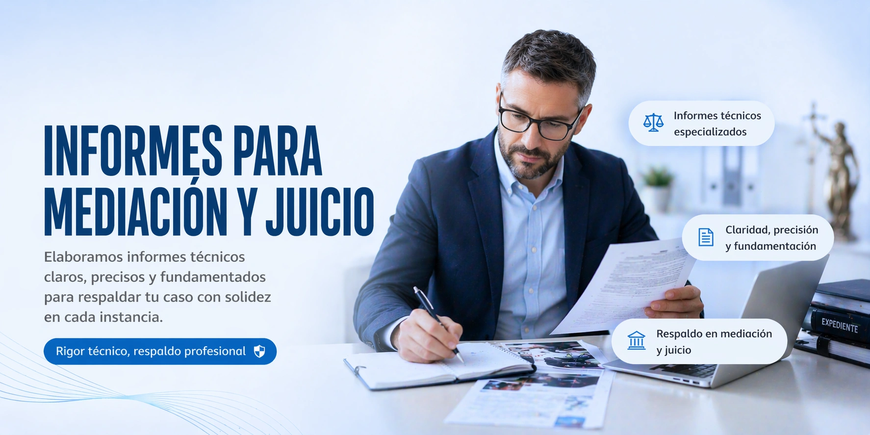 Informes para mediación y juicio