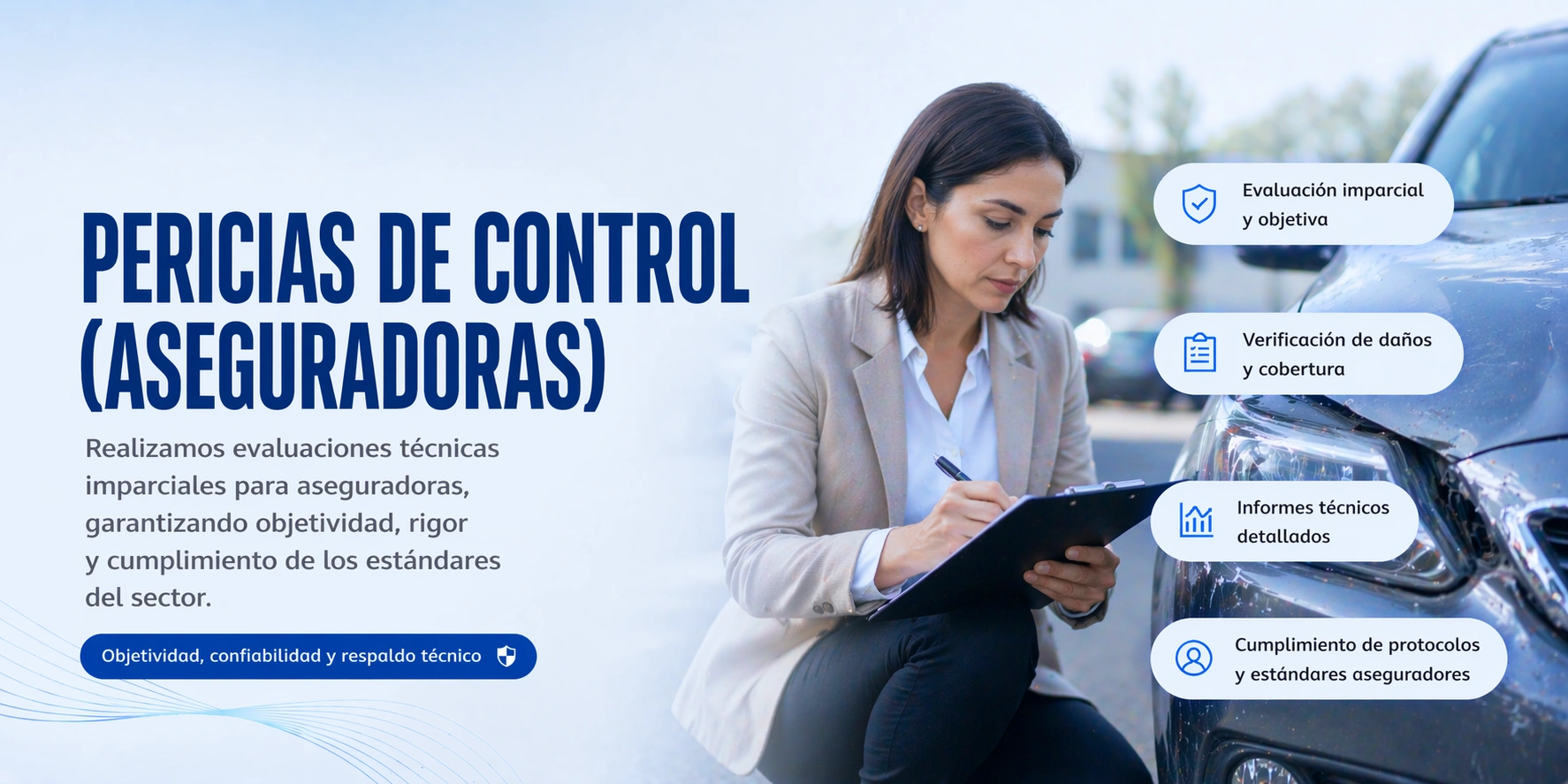 Pericias de control para aseguradoras